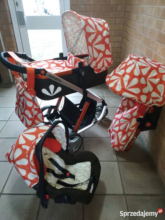 Wózek wielofunkcyjny Cossato Giggle Zdejmowana tapicerka  Kielce sprzedam
