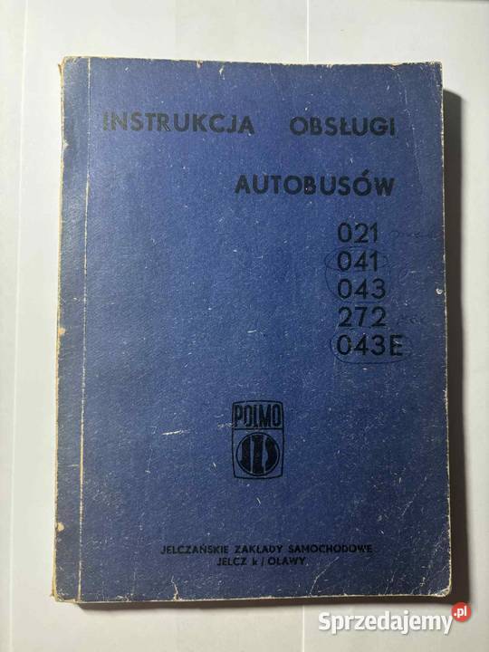 Instrukcja obsługi autobusów Krosno sprzedam