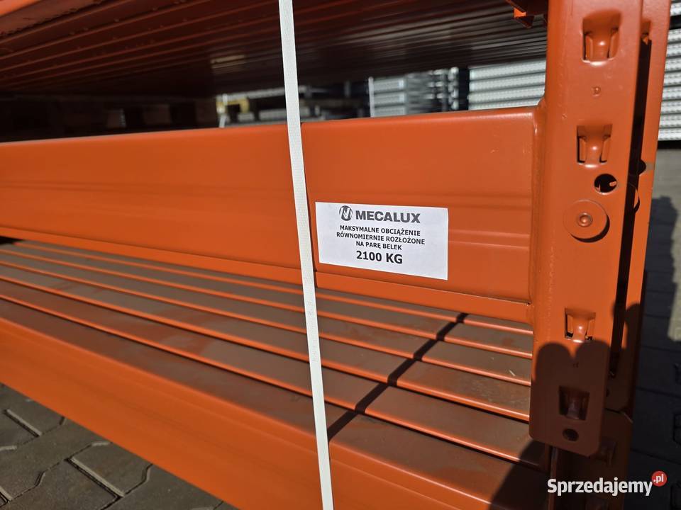 Regały paletowe Mecalux 7500x1100 mm belki Warszawa
