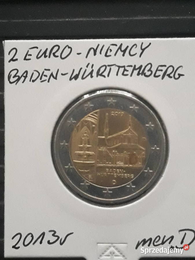 2 Euro Niemcy Baden Wirttemberg menD2013 r Konin