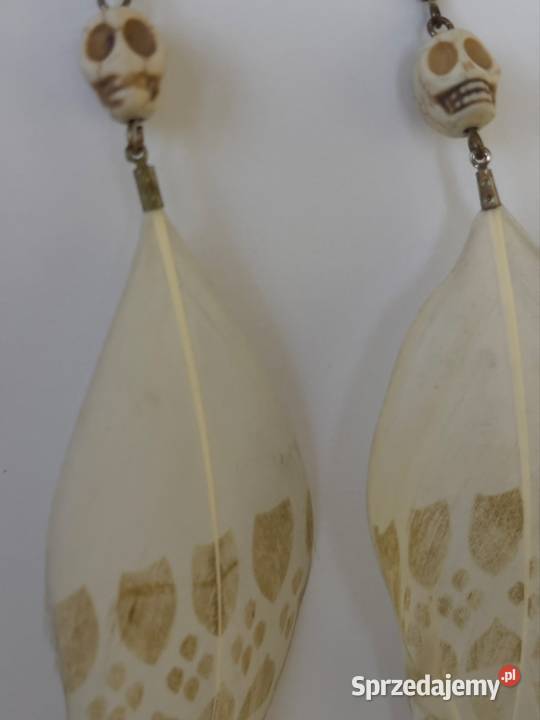 Kolczyki Boho pióra Bydgoszcz