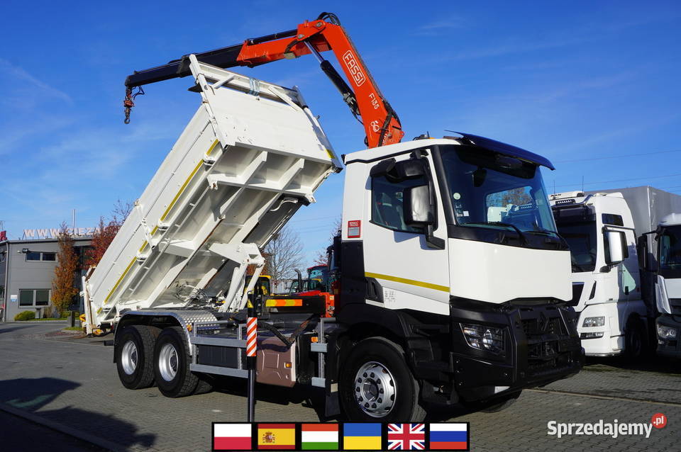 Renault C380 E6 6x4 HDS Fassi F135 2700 MTH nie Kraków