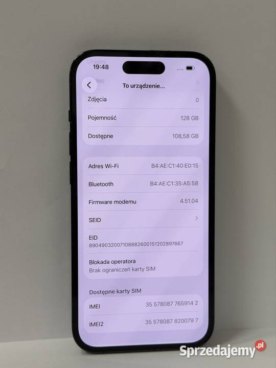 iPhone 14 Pro 128GB 100 Kondycja Kalisz