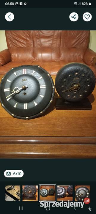 Zegar zegary Jubiler PRL Vintage Toruń