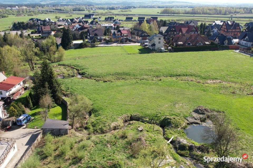 Działka budowlana o pow 3289m w Nowym Targu asfalt Sprzedaż