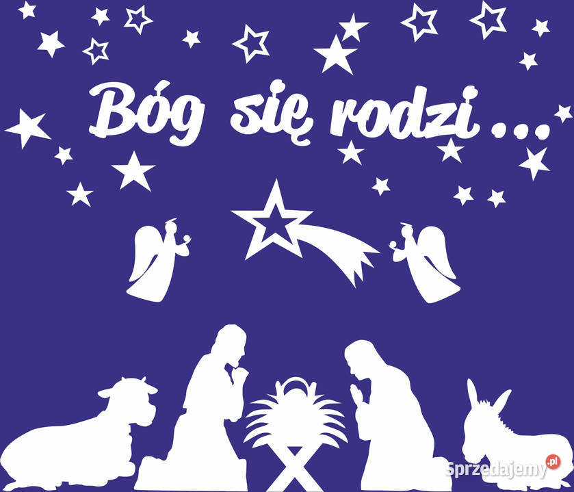 Szopka żłobek zwierzęta Zestaw dekoracyjny Jasienica Rosielna