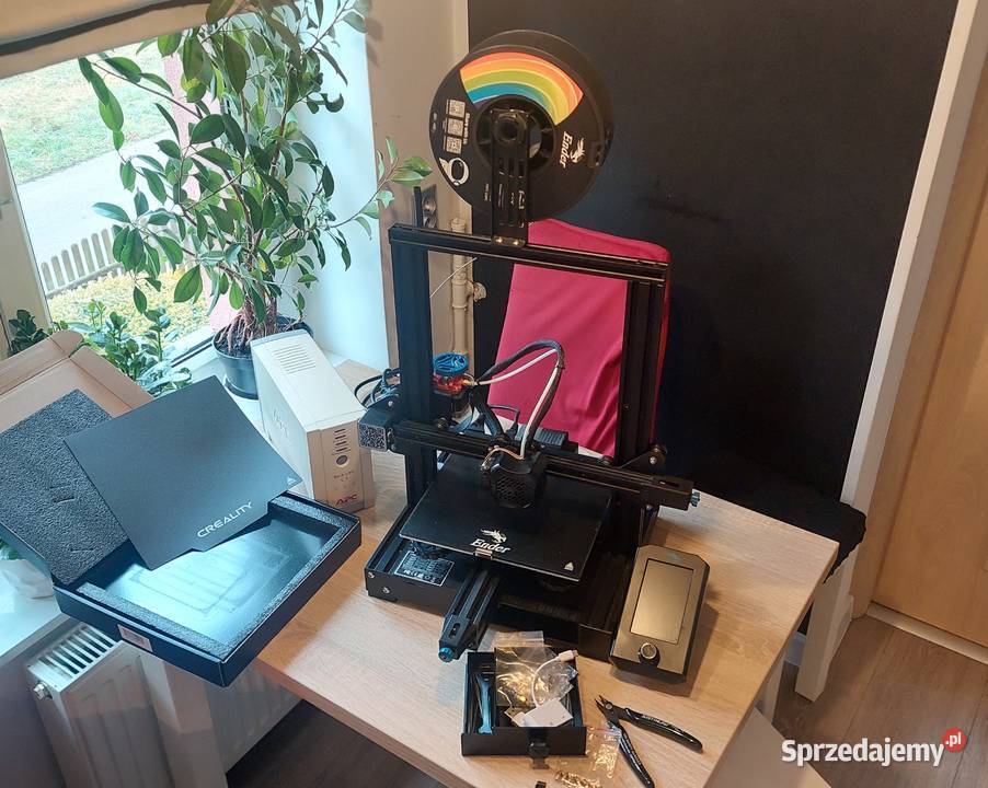 Drukarka 3D Ender 3 V2 Autopoziomowanie Duży Smętowo Graniczne