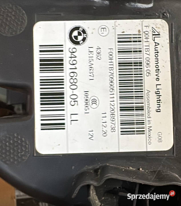 Bmw x3 G01 lampa przód prawa Środa Śląska