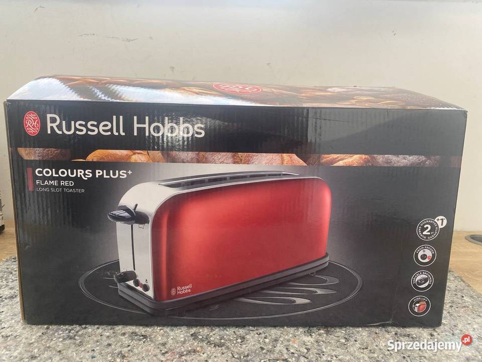 Russell Hobbs Colours Plus Flame Red Long Slot Chełm