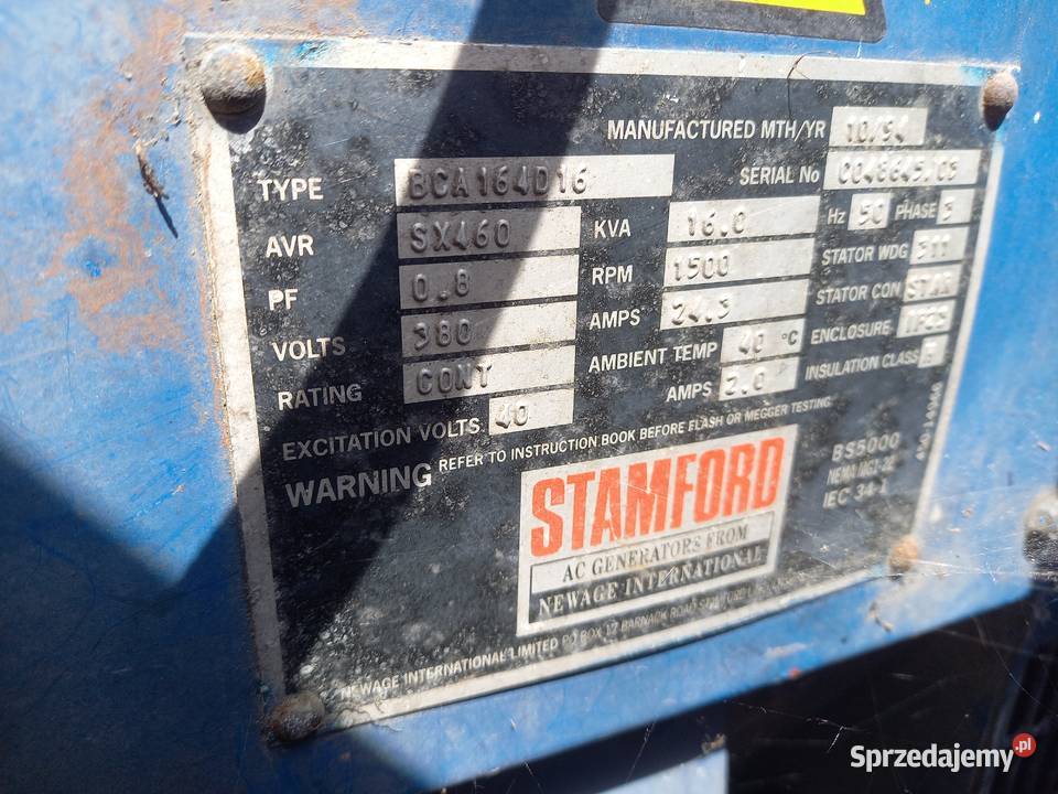 stamford agregat pradotworczy przyczepa lampy małopolskie Maków Podhalański