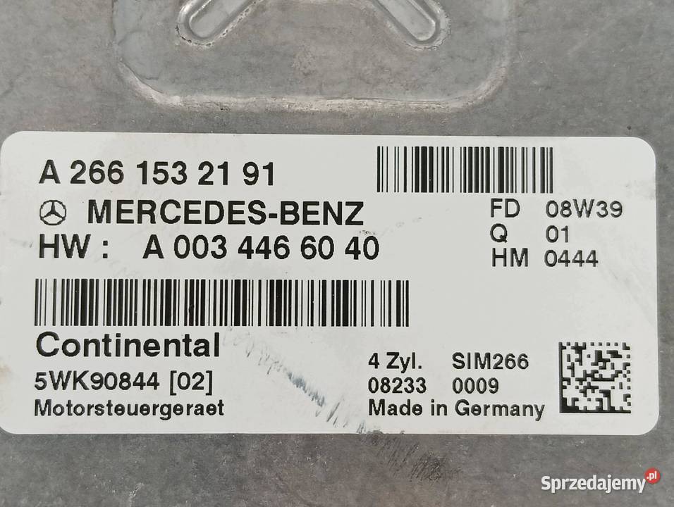 STEROWNIK SILNIKA A2661532191 5WK90844 15 B 95