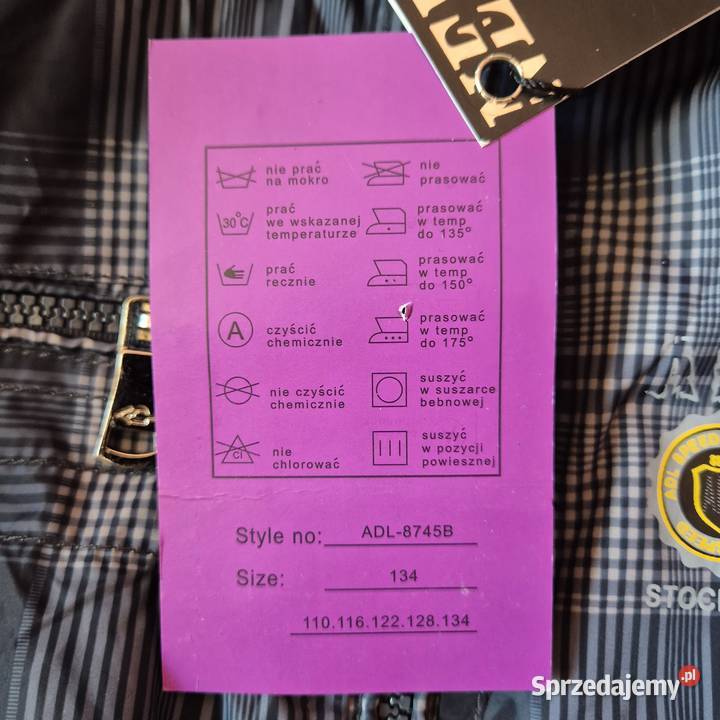 Dwustronna kurtka młodzieżowa rozmiar 134 Brzesko