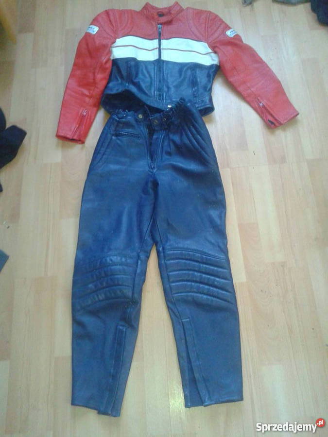 dwuczesciowy stroj na motocykl damski 44 skora Kaski i odzież śląskie Bielsko-Biała