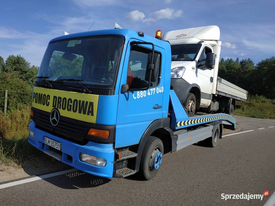 Mercedes Atego laweta autolaweta specjalny Napęd tylna oś Łomża