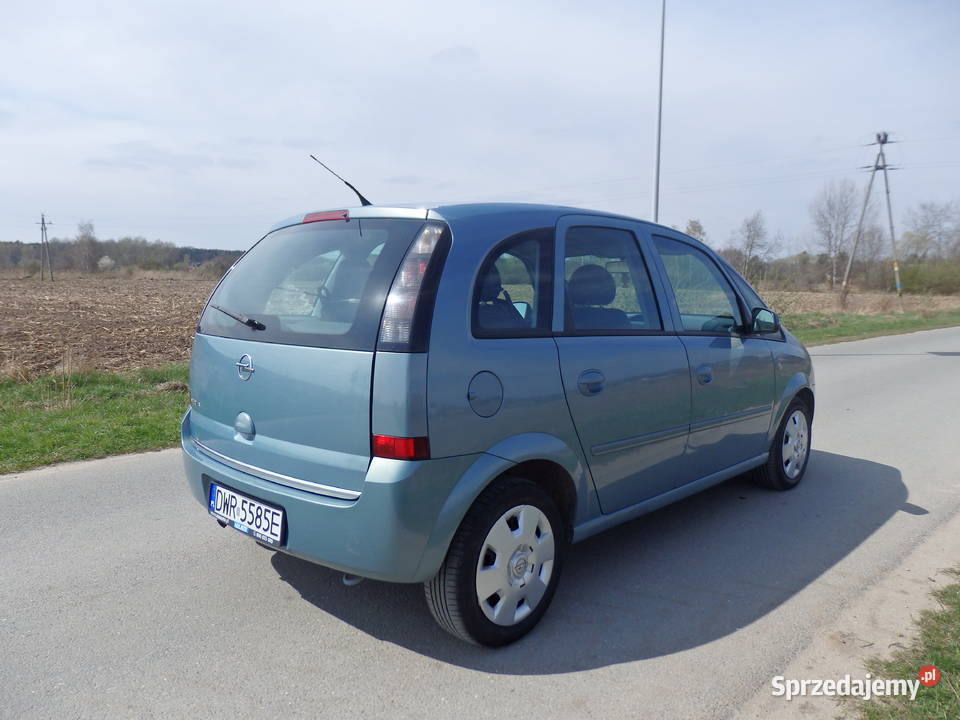 OPEL MERIVA 2006 LIFT 14 MPI BENZYNA szary dolnośląskie