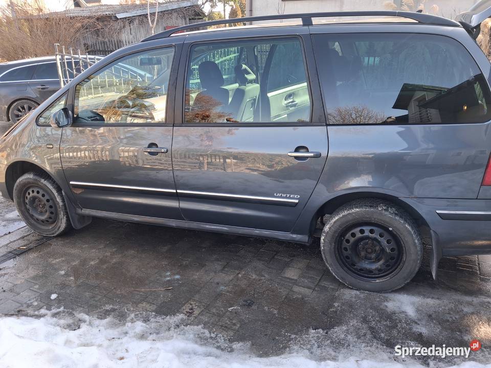 Sprzedam vw scharan 2008r 19 TDI welurowa tapicerka Piaski