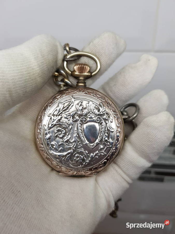 Zegarek kieszonkowy antyk okolicznościowy 1904r śląskie Chorzów