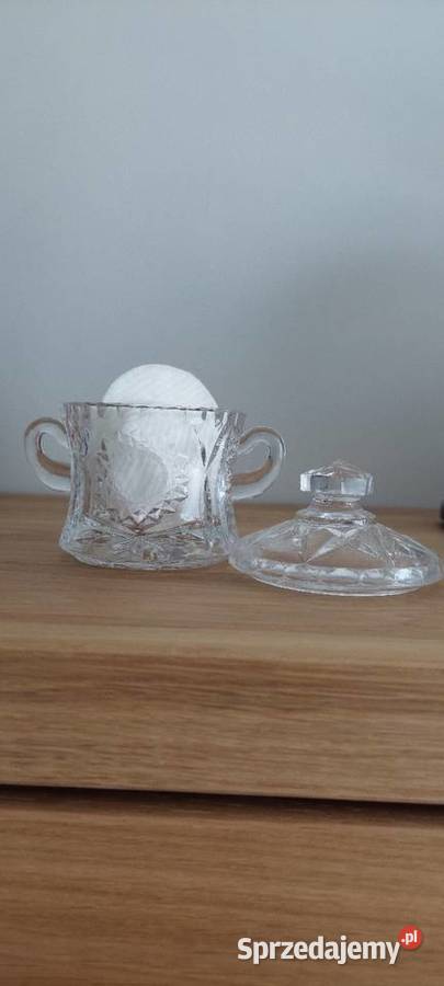 Kryształową cukierniczka pojemnik Mirosławiec sprzedam