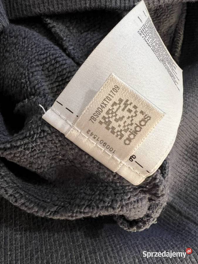 Bluza sweter z kapturem adidas niebieski sprzedam