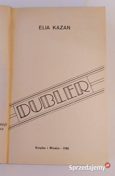 DUBLER Elia Kazan Hajnówka