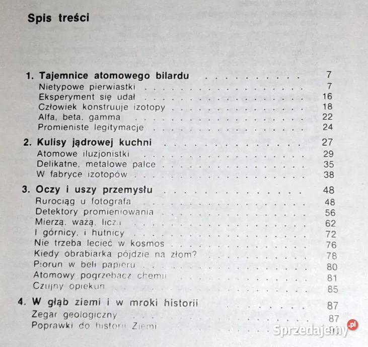 Wszechwiedzące izotopy Zdzisław Kazimierczuk Chełm sprzedam