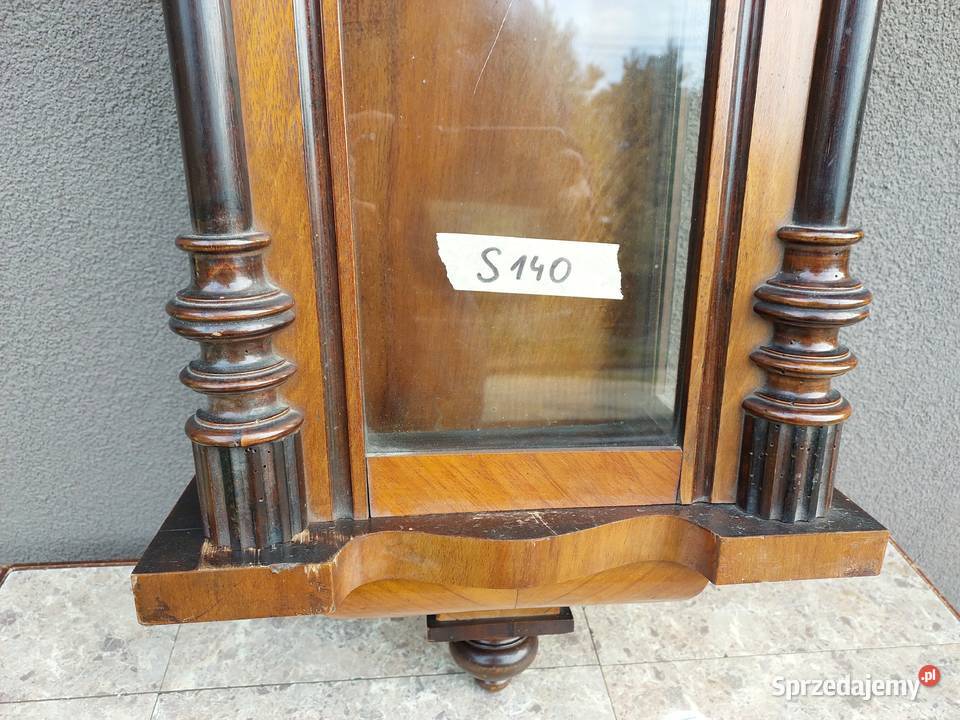 S140 Skrzynia obudowa starego zegara eklektyk Tczew