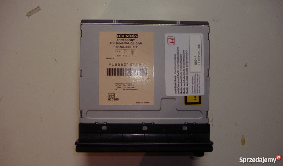 HONDA CRV 2 NAWIGACJA 39541S9AG510M1 Fabryczne Katowice