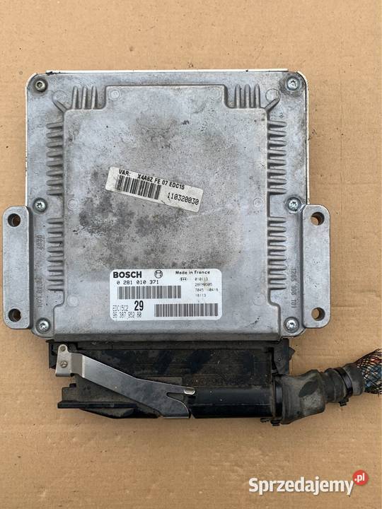 Komputer sterownik silnika citroen c5 0281010371 Układ elektryczny zachodniopomorskie