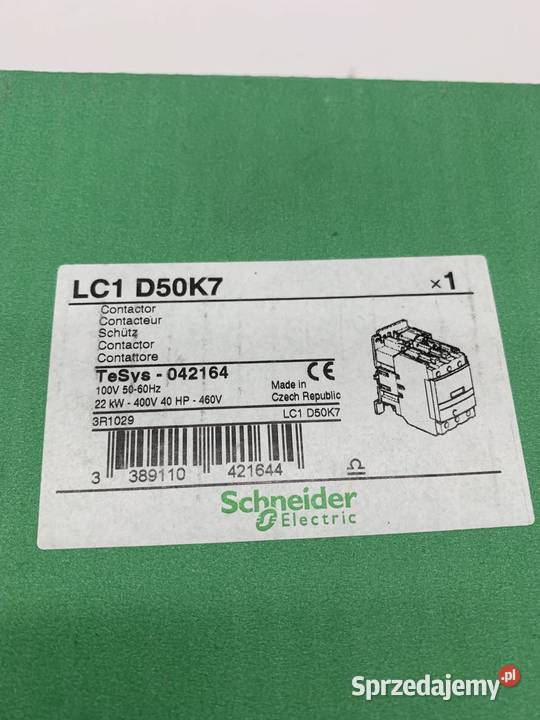 Schneider Electric LC1 D50K7 Stycznik 22kW Warszawa