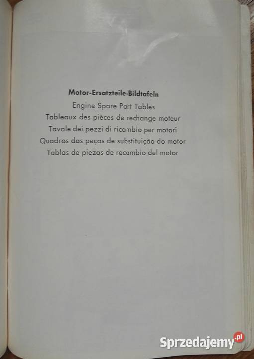 MercedesBenz typ 180 Katalog części 1953