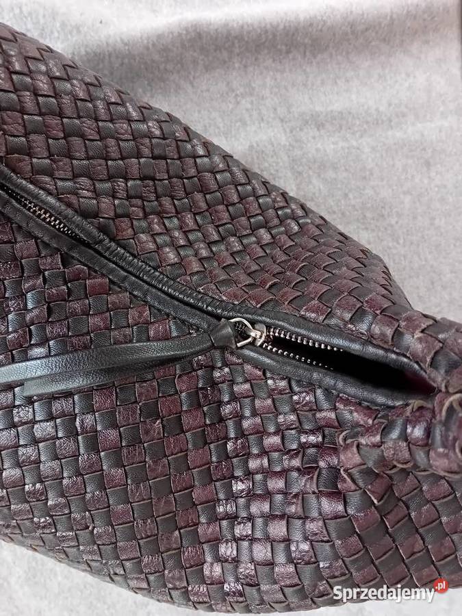Bottega Veneta Intrecciato Hobo Large Brown Łódź
