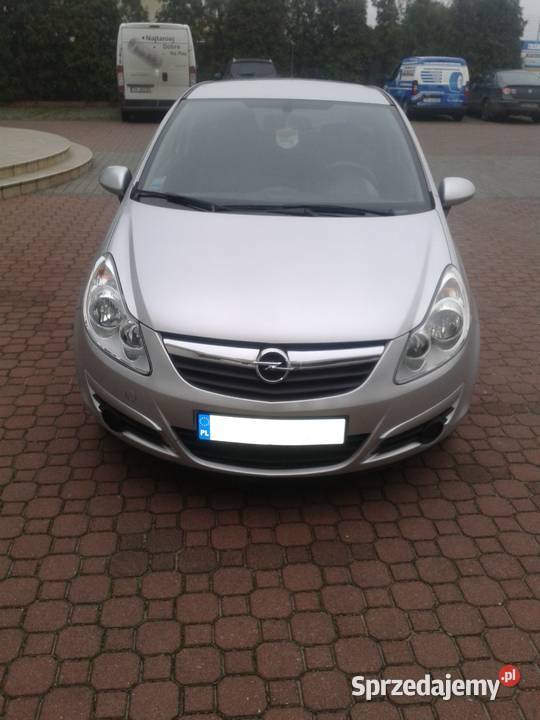 Opel Corsa 13 DCI 2009r 138 diesel srebrny nieuszkodzony Ostrów Wielkopolski