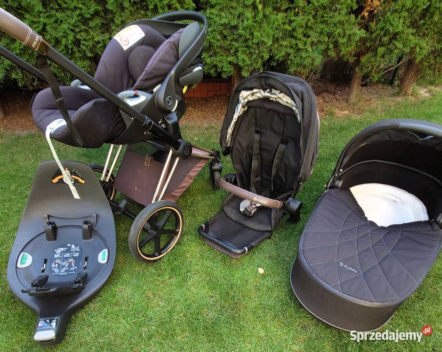 Cybex Priam Lux Black Cloud Z iSize Plus z bazą dolnośląskie sprzedam