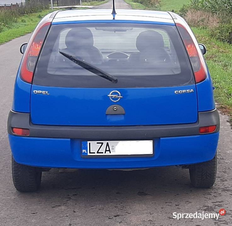 Opel corsa c 10 benzyna 2001r lubelskie Komarów-Osada
