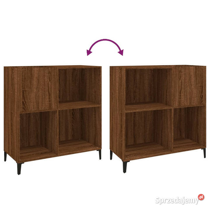 Szafka na płyty brązowy dąb 845x38x89 WM832004 mazowieckie sprzedam