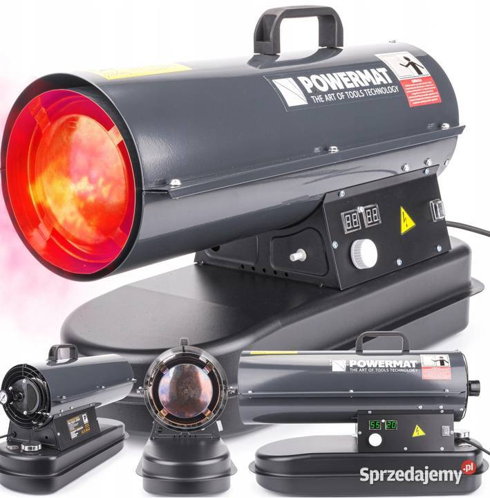 NAGRZEWNICA OLEJOWA 20 KW SPALINOWA DMUCHAWA