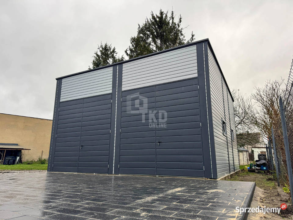 Hala blaszana Magazyn 7x8m 2x Brama 4x Okno Lidzbark Warmiński