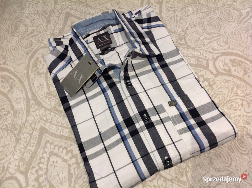 Koszulka w Krate Męska ARMANI EXCHANGE M NOWA Nowa Sól
