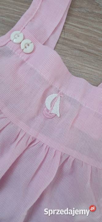 Sukienka niemowlęca pudrowy róż z haftem Sukienki i spódniczki Grudziądz sprzedam