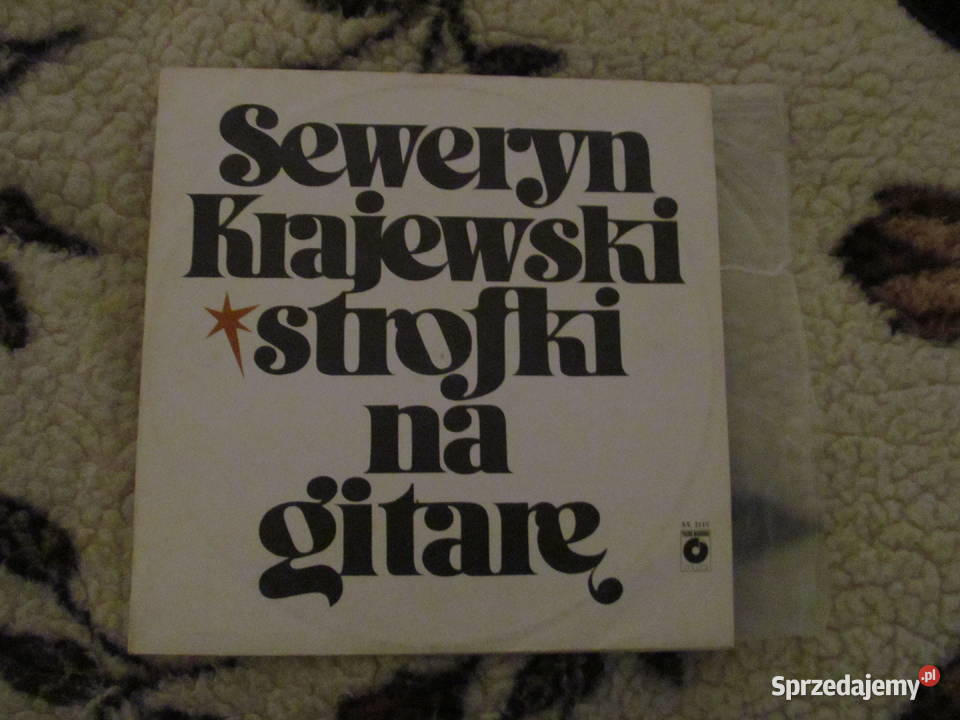 Seweryn Krajewski strofki na gitarę płyta winyl Lublin