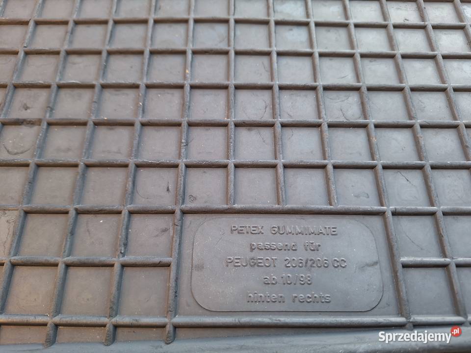 dywaniki gumowe korytka peugeot podkarpackie Rzeszów