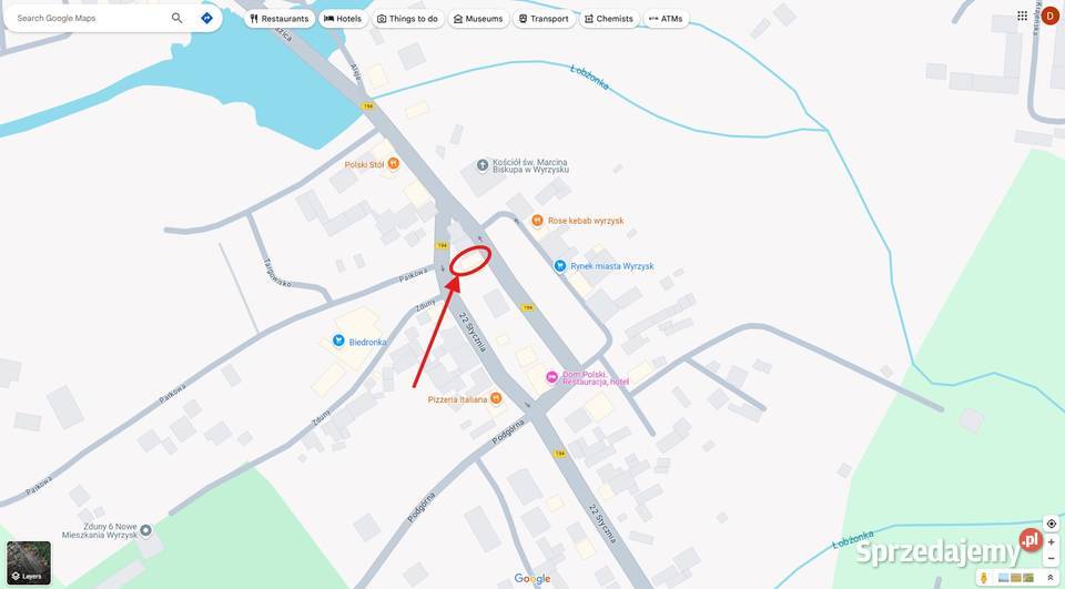 Lokal usługowohandlowy 699 m Centrum Wyrzyska