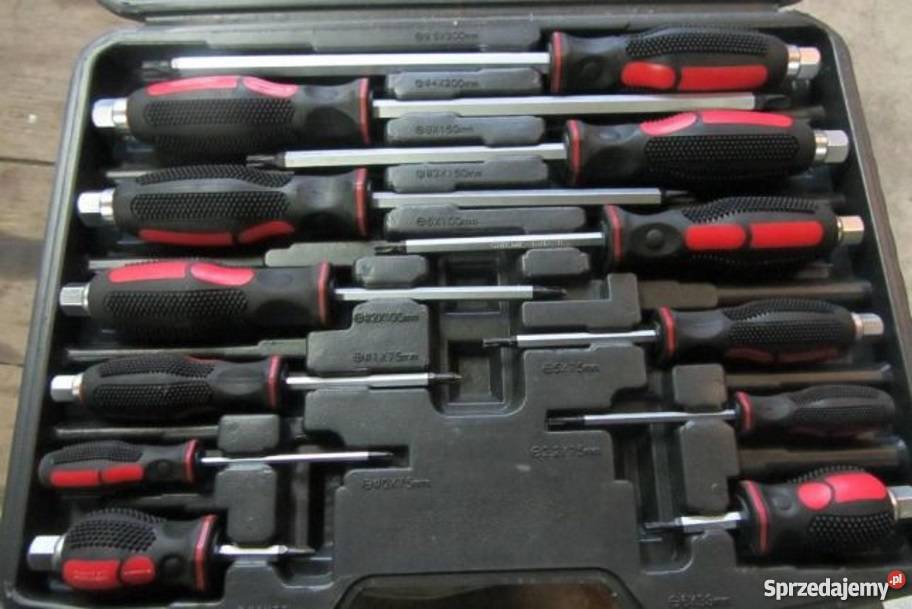 Śrubokręty krzyżakowe i torsy w walizce lubelskie Biłgoraj