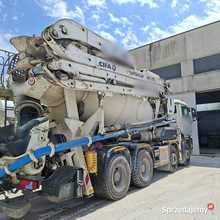 Gruszkopompa MAN TGS 41460 CIFA 28mb Katowice sprzedam