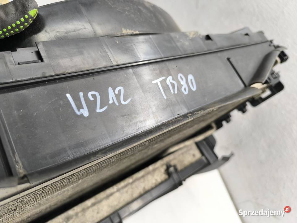 PAS PRZÓD CHŁODNICE WENTYLATOR KOMPLET MERCEDES