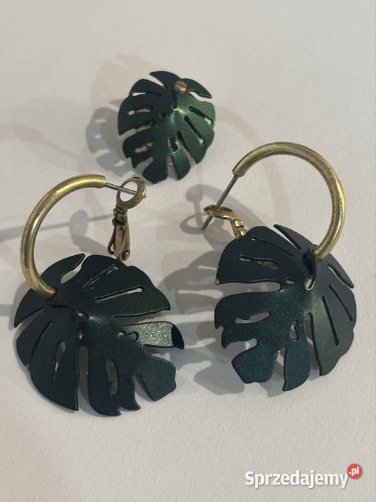 Kolczyki i pin Plantis Orska Bydgoszcz