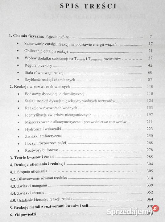 Chemia Zbiór zadań maturalnych z odpowiedziami Rok wydania 2019 lubelskie Chełm