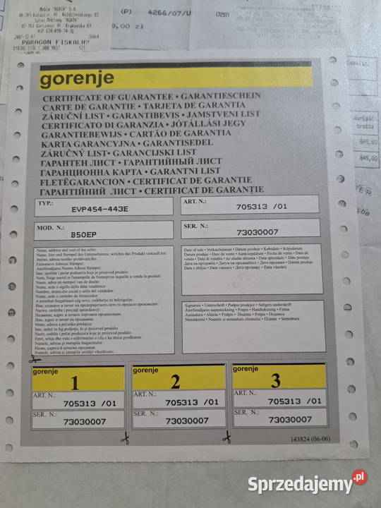 Piekarnik Gorenje E50EP Łódź