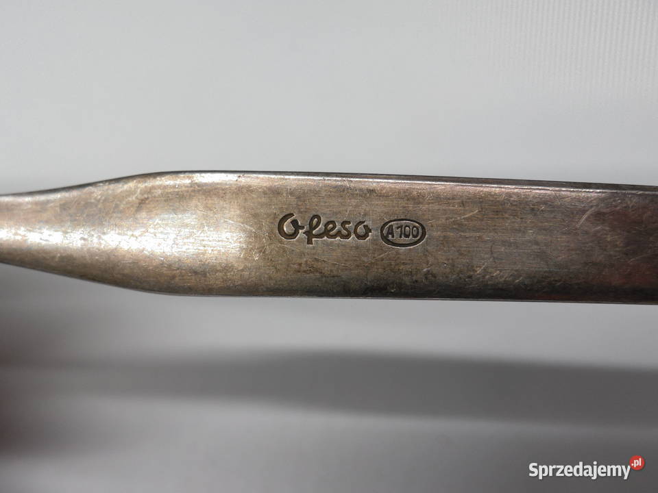 Posrebrzana łyżeczka do cukru Raszków