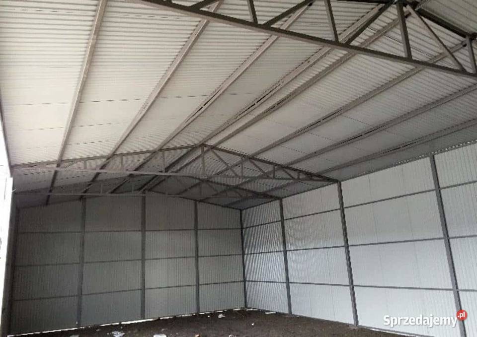 Blaszana montowana hala 158 m czarna Kraków